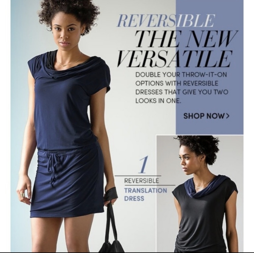 Athleta Reversible Translation Dress XSP